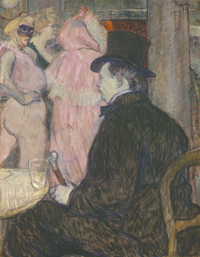 Maxime Dethomas, 1896 by Henri de Toulouse Lautrec